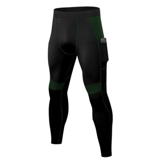 Leggings de course avec support pour téléphone portable
